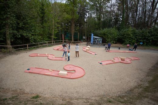 Crazy golf course at the Treuscoat Estate