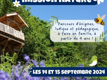 🤪 MISSION NATURE 🌼
🔗 https://fb.me/e/7hCNMnSZn
🗓️ Samedi 14 et dimanche 15 septembre 2024
📍au Domaine du Treuscoat !
--
Participez à notre « mission nature »...